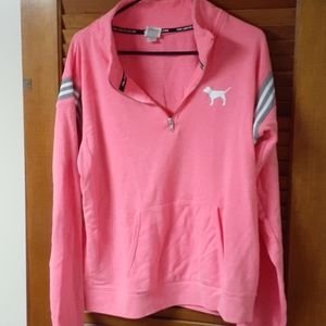 PINK Victoria's Secret Pink Quarter-Zip Sweatshirt